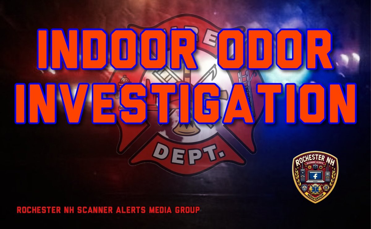 Rochnhscanner's tweet image. Lee, NH *INDOOR ODOR INVESTIGATION*   7 George Bennett Rd, Lee, NH 03861, USA - Smell of burning plastic - 2/21/2025 21:08:59  #IndoorOdorInvestigation #BurningPlastic #LeeNH #StraffordCounty #SafetyFirst

25-25686-FD
©RNHSAMG