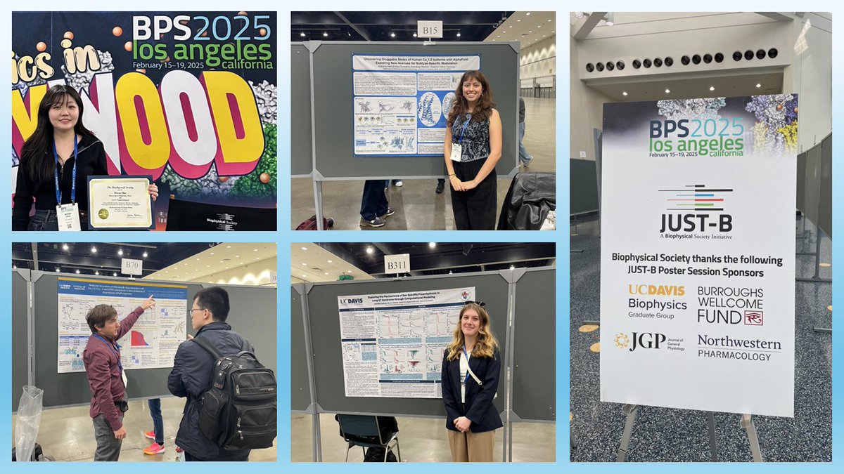 UCD Biophysics (@ucd_bph) on Twitter photo Fantastic representation of our graduate group at the <a href="/BiophysicalSoc/">Biophysical Society</a> meeting in LA this week! Great science, discussions, and connections at #BPS2025!
<a href="/ucd_physiology/">UC Davis Physiology</a> <a href="/PTXatUCD/">PTX at UC Davis</a> <a href="/bps_students/">Biophysics Student Chapter at UC Davis</a> <a href="/UCDavisHealth/">UC Davis Health</a> <a href="/UCDavisGrad/">UC Davis Graduate Studies</a> Fantastic representation of our graduate group at the <a href="/BiophysicalSoc/">Biophysical Society</a> meeting in LA this week! Great science, discussions, and connections at #BPS2025!
<a href="/ucd_physiology/">UC Davis Physiology</a> <a href="/PTXatUCD/">PTX at UC Davis</a> <a href="/bps_students/">Biophysics Student Chapter at UC Davis</a> <a href="/UCDavisHealth/">UC Davis Health</a> <a href="/UCDavisGrad/">UC Davis Graduate Studies</a>