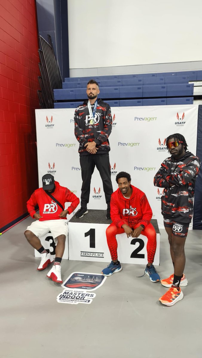 Well.. I knocked the rust off, and in my first competition in 18 years, I got the win.

USATF masters high jump champ!!