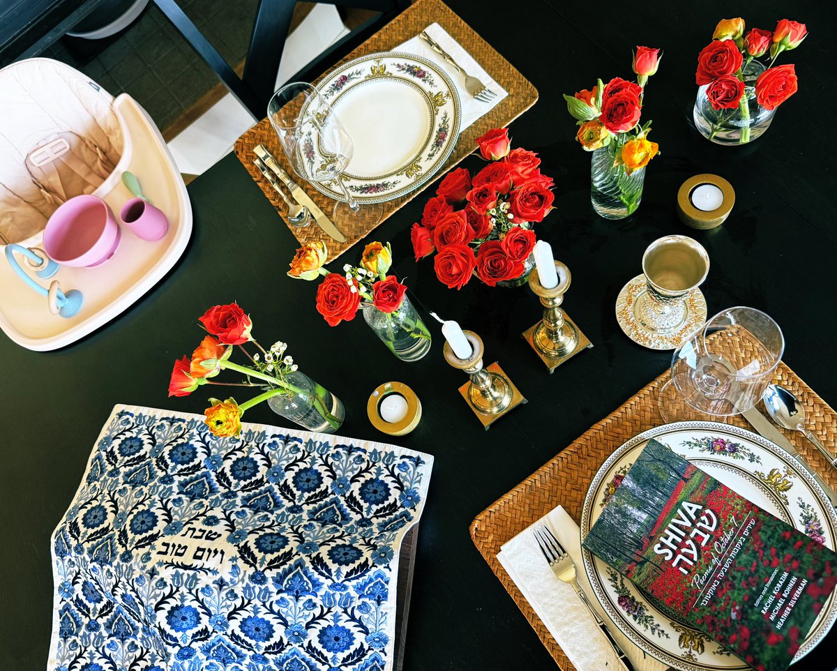 Our hearts are broken, but our Shabbat table is set. Tonight as we gather around the table, we will mourn the devastating loss and honor the memories of precious Kfir, Ariel &amp; Shiri Bibas and Oded Lifshitz who were kidnapped, tortured and brutally murdered by Hamas. 🧡🧡🧡💔

We