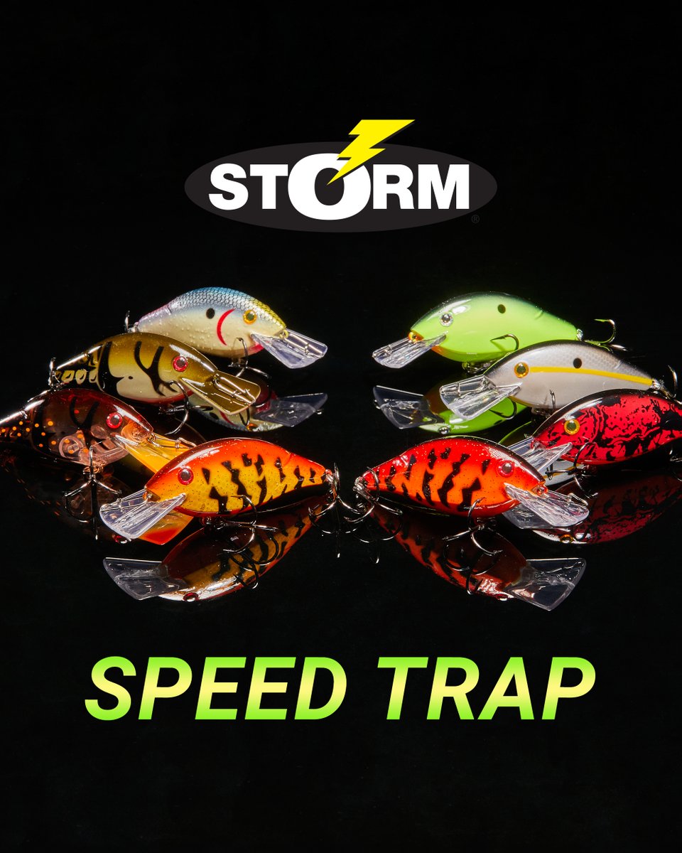 TackleWarehouse's tweet photo. Shop Now 👉 https://t.co/uyy1NOHjIS
Excelling around shallow rock & wood, featuring razor-sharp VMC hooks, the same loud rattle, great colors, & action, the legendary Speed Trap is reborn with a new name: #Storm!
#TackleWarehouse #Storm #SpeedTrap https://t.co/3Xc6W2Ui8q