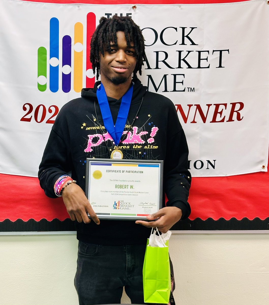 JanMann8101's tweet photo. Congratulations to our incredible Falcons for dominating the Stock Market Challenge! You didn’t just compete—you soared above the rest!
Let’s keep flying high and aiming even higher! @DocSteveGallon #yourbestchoiceMDCPS @SuptDotres  @DEOMDCPS @TraciAbner @Dunn921 https://t.co/SlBkUpNQHY