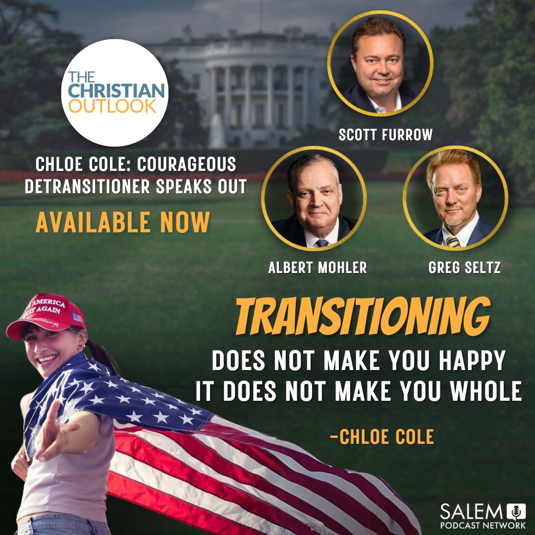 The Christian Outlook (@tcoutlook) on Twitter photo Don't miss the latest edition of the Christian Outlook!
Listen Now ⬇️
🔈Apple: bit.ly/431nDPY
🔈Spotify: bit.ly/4hFpKNP
<a href="/ScottFurrow/">Scott Furrow</a>
<a href="/albertmohler/">Albert Mohler</a>
<a href="/GregSeltz/">Gregory Seltz</a>
<a href="/JDVance/">JD Vance</a>
<a href="/ChoooCole/">Chloe Cole ⭐️</a>
Tim Goeglein <a href="/FocusFamily/">Focus on the Family</a>
#detransition
#Trump Don't miss the latest edition of the Christian Outlook!
Listen Now ⬇️
🔈Apple: bit.ly/431nDPY
🔈Spotify: bit.ly/4hFpKNP
<a href="/ScottFurrow/">Scott Furrow</a>
<a href="/albertmohler/">Albert Mohler</a>
<a href="/GregSeltz/">Gregory Seltz</a>
<a href="/JDVance/">JD Vance</a>
<a href="/ChoooCole/">Chloe Cole ⭐️</a>
Tim Goeglein <a href="/FocusFamily/">Focus on the Family</a>
#detransition
#Trump