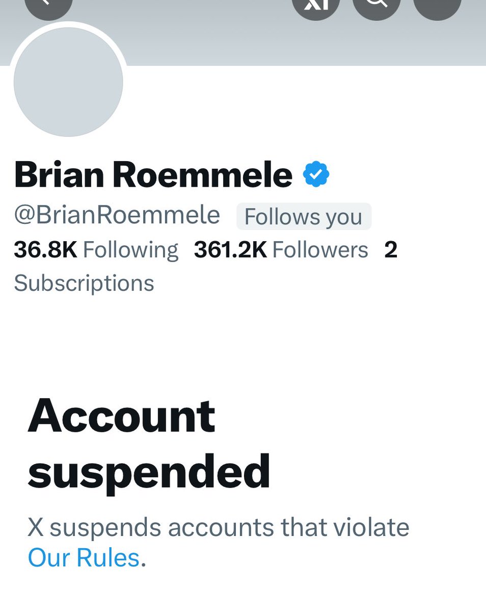 adamscrabble's tweet photo. 👋 Dear @elonmusk &amp; @Safety 
🙏 Please restore the account of @BrianRoemmele 

Sincerely, 
Everyone https://t.co/CYRla6B6O5