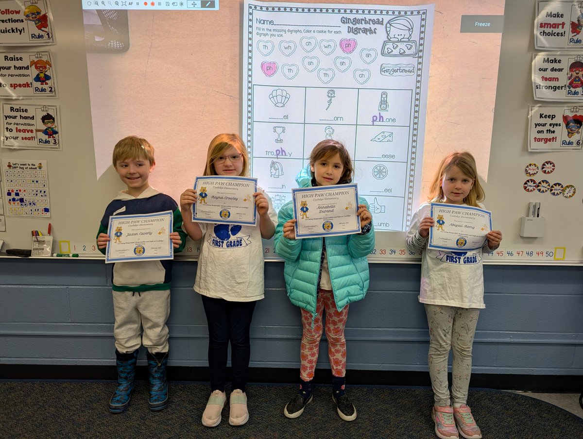 Congratulations to this month's High Paw Champions!