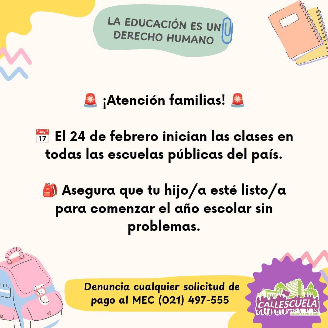 Por una educación pública, gratuita y de calidad!
#DerechosHumanos #DerechosDeLaNiñez