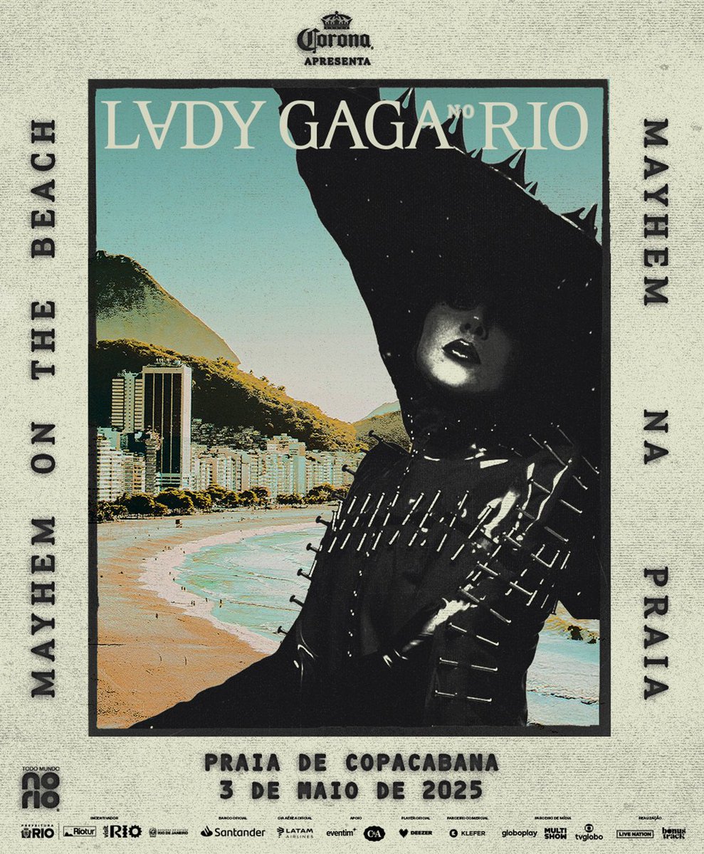 Olá <a href="/santander_br/">Santander Brasil</a> ♨️
nome: Lady Gaga Brasil 
cidade: Rj
little monster há: 16 anos

Nos tornamos fãs da gaga em 2009, fomos ao show dela em 2012 no Rio e choramos em 2017, mas 2025 vai ser o ano das ladies in red em Copacabana. Leva a gente!
