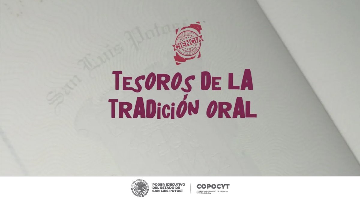 COPOCYT's tweet image. Atención docentes¡¡¡ te compartimos una nueva actividad: Tesoros de la tradición oral. Enlace disponible en: youtu.be/BaAkIPEq_Ts