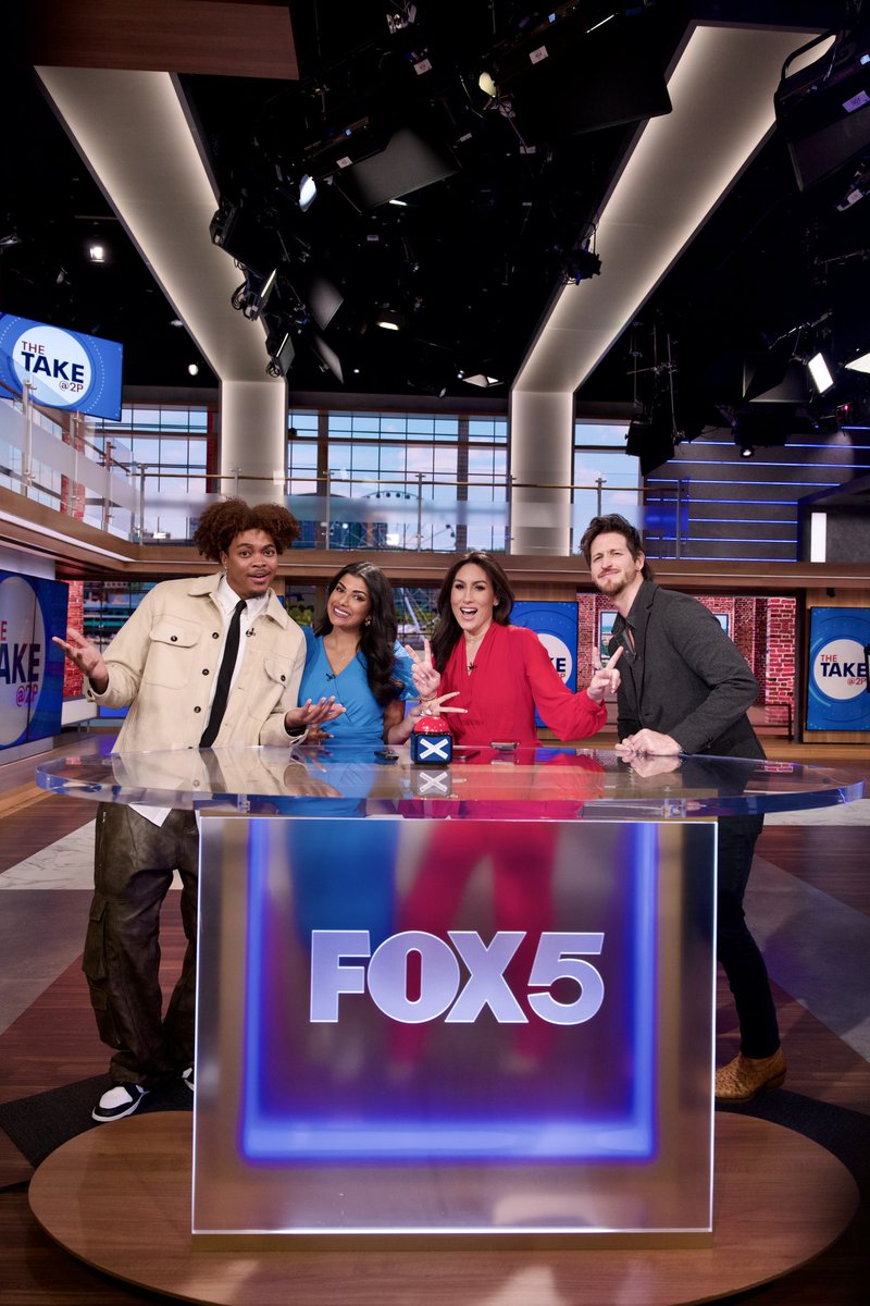 My first The Take <a href="/2p/">prism</a> on <a href="/fox5dc/">FOX 5 DC</a> 📺

Grateful to the #FOX5DC team for the opportunity to guest host on this brand-new show. Let’s do it again!