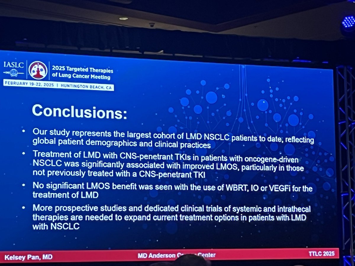 Bingnan Zhang (@bzhangmd) on Twitter photo Congrats <a href="/KelseyPanMD/">Kelsey Pan, MD, MPH</a> on the fantastic oral abstract presentation on a large global cohort of patients with LMD and experience with CNS penetrant TKI. Intrathecal amivantamab trial coming soon ! <a href="/LeXiuning/">Xiuning Le MD PhD</a> Congrats <a href="/KelseyPanMD/">Kelsey Pan, MD, MPH</a> on the fantastic oral abstract presentation on a large global cohort of patients with LMD and experience with CNS penetrant TKI. Intrathecal amivantamab trial coming soon ! <a href="/LeXiuning/">Xiuning Le MD PhD</a>
