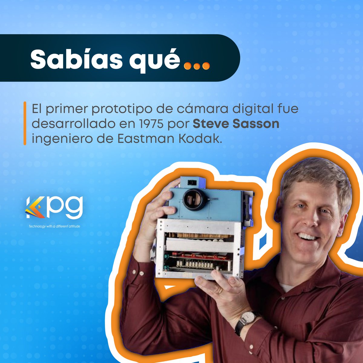 💫Conoce más de la primera cámara digital en nuestro perfil de LinkedIn:📷

bit.ly/3XeZ26B

Contáctanos:

kpginc.com

#DigitalCamera #CámaraDigital #SteveSasson #Technology #Tecnología #Innovation #Innovación #KPG #KPGInc