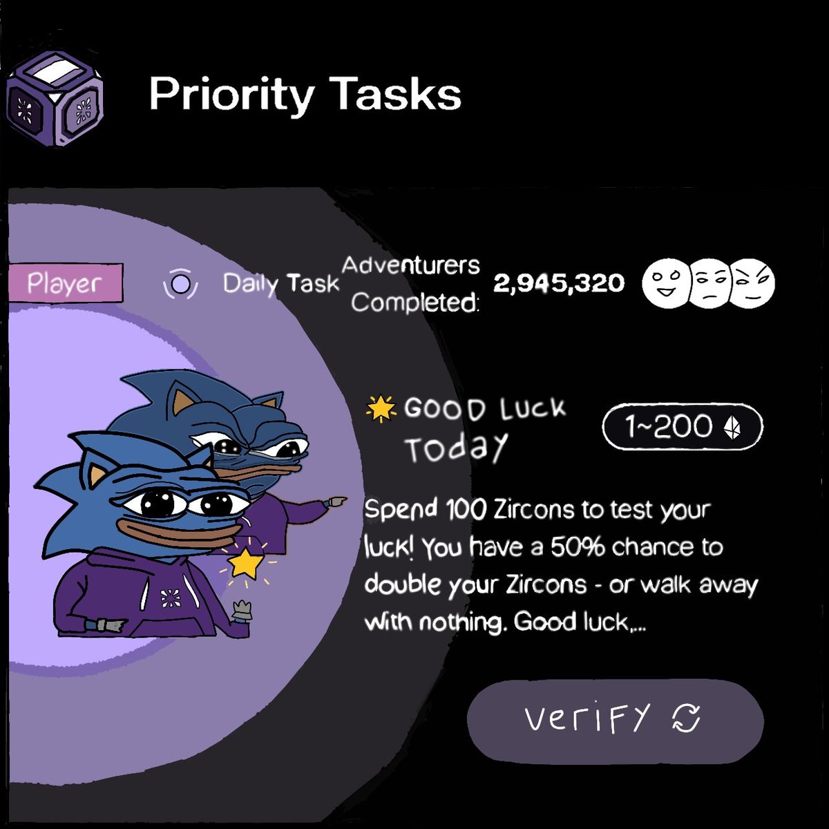 NaufalOpg751's tweet photo. Guys, do you know about this Priority Task?
It is said that many users have lost hundreds or even thousands of Zircon because of this priority task, what is the mystery behind the VERIFY button??π€
@ChainbaseHQ #ChainbaseCOMPETITION #AI #AIAgent $C https://t.co/6uecOjWIBp