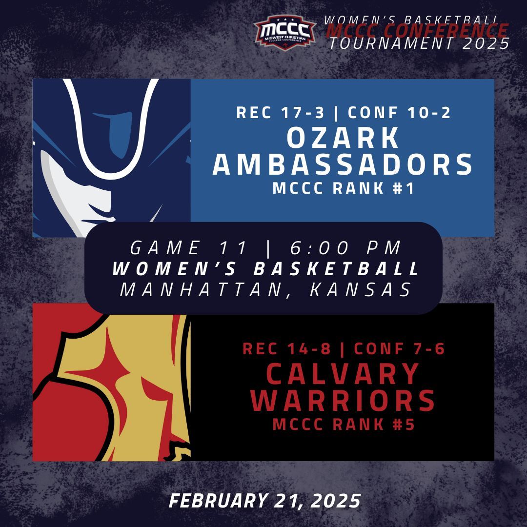 mcccsports's tweet photo. MCCC Men's &amp; Women's Basketball Tournament - Game 11

Ozark 🔵 vs. Calvary 🔴 (WBB)

Watch Live: https://t.co/CGlqhQsyt2 https://t.co/whhchUpabp