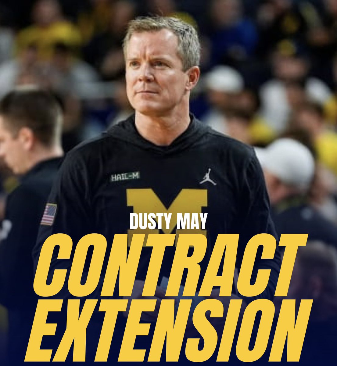 BREAKING: Michigan and Dusty May have agreed on a multi-year contract extension.

〽️ 〽️〽️