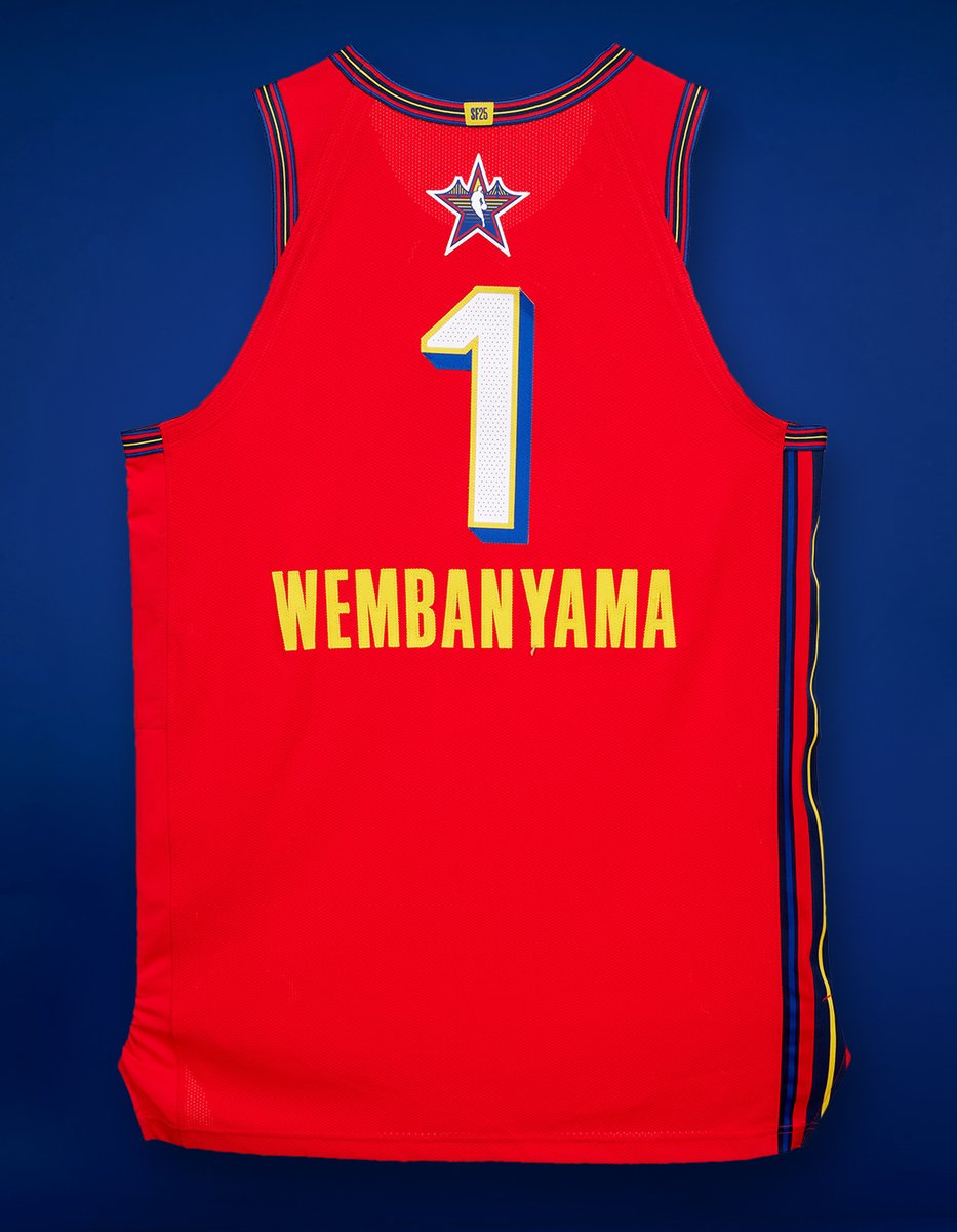 NBAAUCTIONS's tweet photo. Victor Wembanyama, Cade Cunningham, Tyler Herro, Evan Mobley, Jalen Williams, and Alperen Sengun made their All-Star debuts! 🌟🔥 Own a piece of history—their first-ever All-Star jerseys are up for auction! 🏀💎 

https://t.co/d6GBHhNPqx https://t.co/XnSEqRHbAS