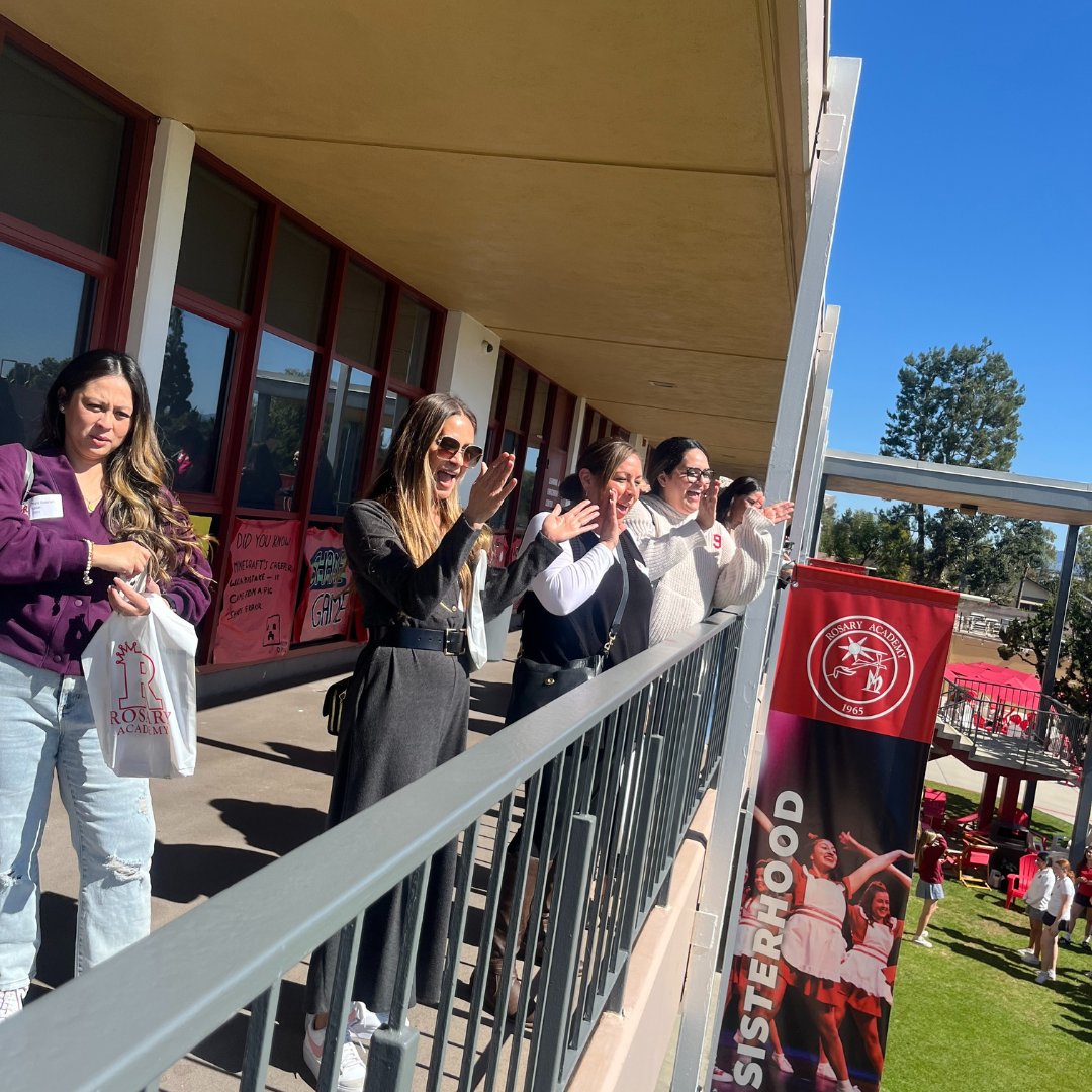 Alumnae, we loved having you back on campus for our Alumnae Shadow Day! What an unforgettable day filled with Royal spirit as they spent time with our Royal Ambassadors, sat in on classes, and got an exclusive behind-the-scenes Red &amp; Gold Flex tour. The energy and excitement were