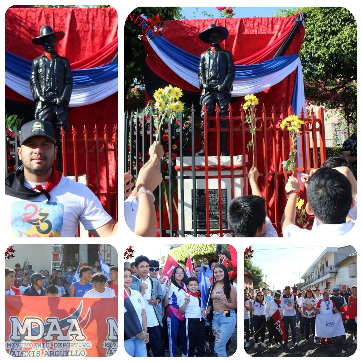 HUELLA SANDINISTA🇳🇮 (@huella_sandinis) on Twitter photo Jovenes de León Conmemoran el 91 aniversario del paso a la inmortalidad del General Augusto C. Sandino.
Símbolo de Resistencia y Dignidad inspira a seguir luchando por una Nicaragua Libre y Soberana.
¡Sandino vive,
la lucha sigue!
#UnidosEnVictorias
#SandinoLuzyVerdad
<a href="/FirmesP/">Firmes Por la Paz</a> Jovenes de León Conmemoran el 91 aniversario del paso a la inmortalidad del General Augusto C. Sandino.
Símbolo de Resistencia y Dignidad inspira a seguir luchando por una Nicaragua Libre y Soberana.
¡Sandino vive,
la lucha sigue!
#UnidosEnVictorias
#SandinoLuzyVerdad
<a href="/FirmesP/">Firmes Por la Paz</a>