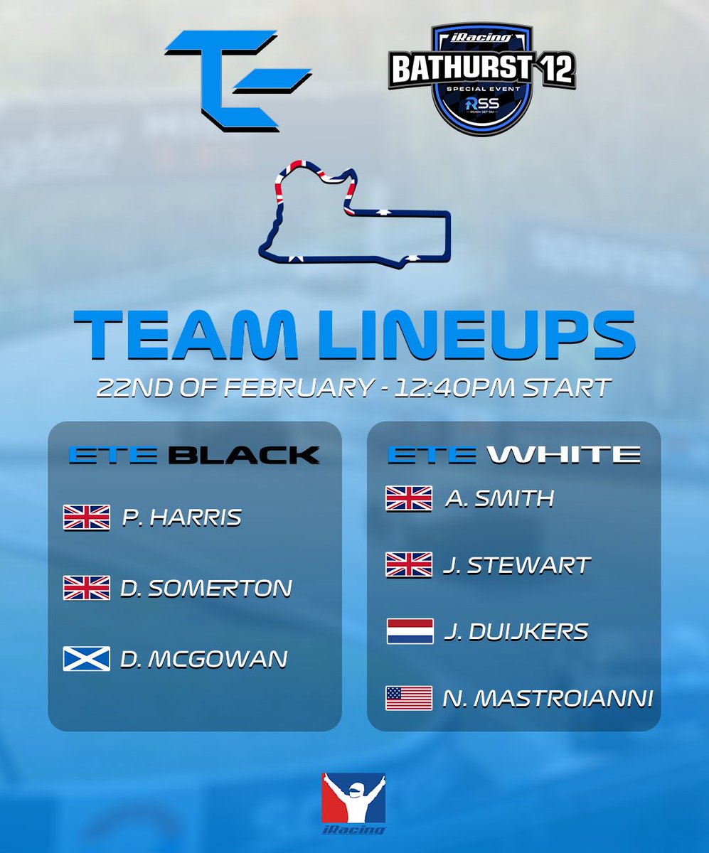Ready to take on the mountain tomorrow with <a href="/ETE_esports/">Euro Titans Esports</a> 💪 #iracing #bathurst12