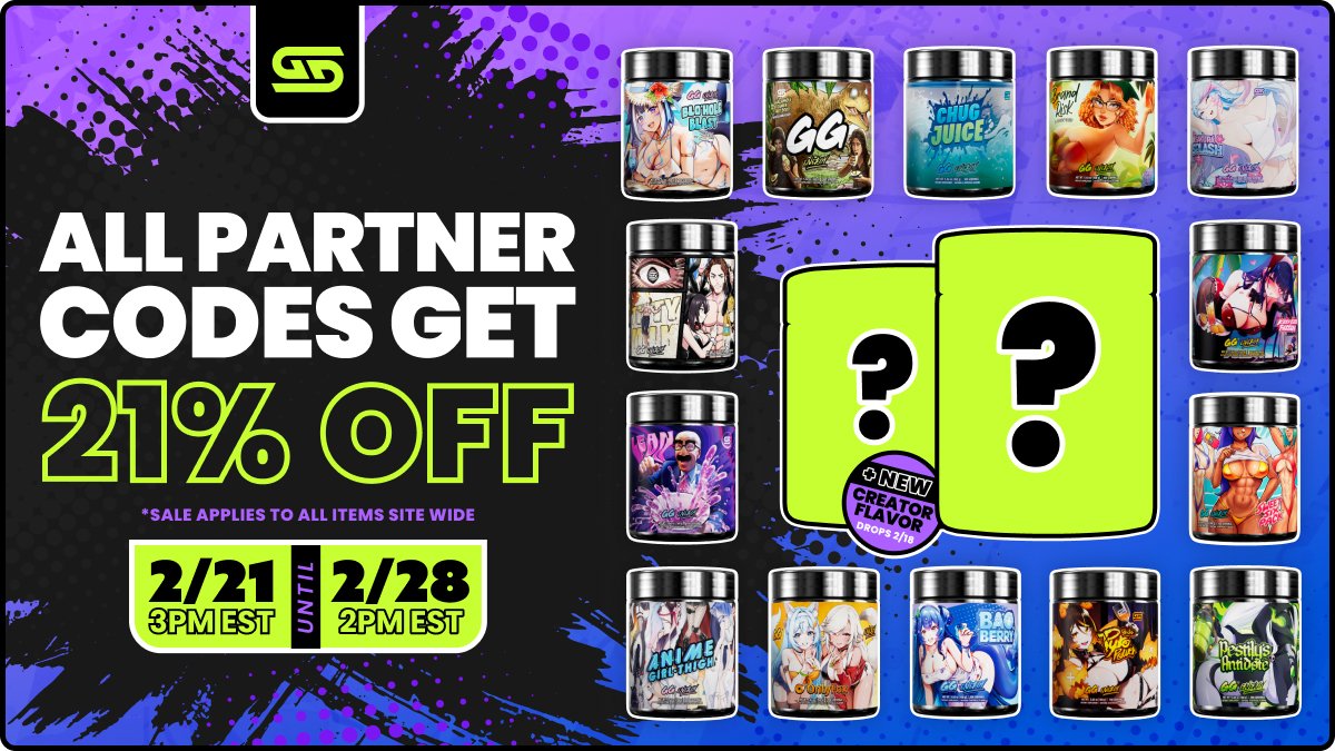 Lawlman (@mrlawlman1) on Twitter photo Hey guys!
I only tweet out sales when I truly think its worthwhile, so right now <a href="/GamerSupps/">Gamer Supps®</a> is offering more than double the usual 10% off using code: LAWL
Definitely recommend checking it out if you've always been curious to try or wanna stock up!
gamersupps.com/?ref=LAWL Hey guys!
I only tweet out sales when I truly think its worthwhile, so right now <a href="/GamerSupps/">Gamer Supps®</a> is offering more than double the usual 10% off using code: LAWL
Definitely recommend checking it out if you've always been curious to try or wanna stock up!
gamersupps.com/?ref=LAWL