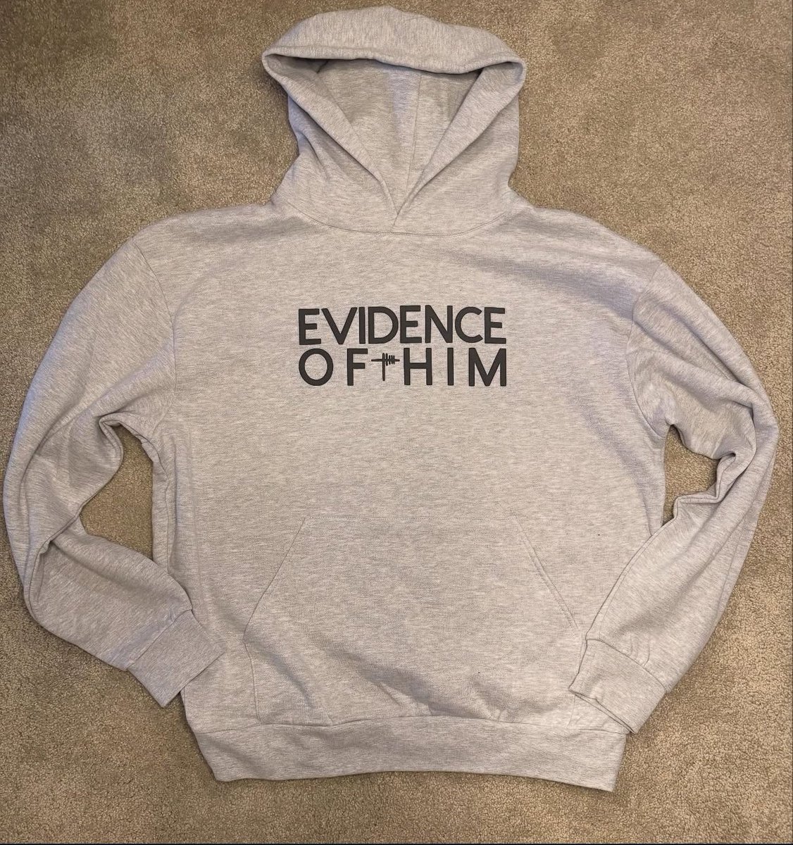 Newly released hoodie with limited supply. Head over to evidenceofhim.com to get yours now.