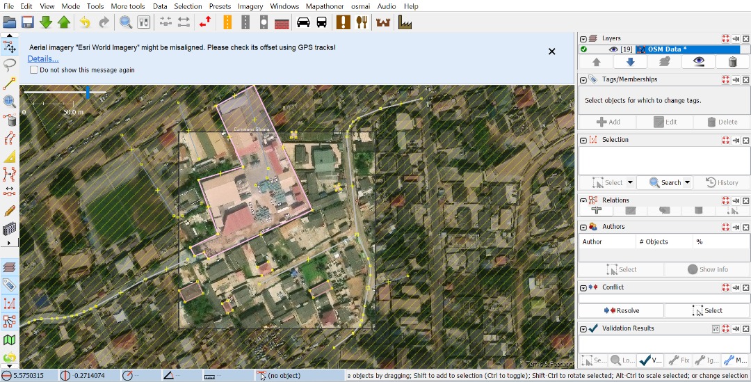_Hijab_Girl1's tweet image. Day 21 of 28 days Mapping Challenge 
Jumped on the Ghana -Mapping Missing Roads in Accra task
@OSMGhana 
#28DaysMapping Challenge #OSM #MapWithLove #MapChallenge #28for28 #OSMGhana
