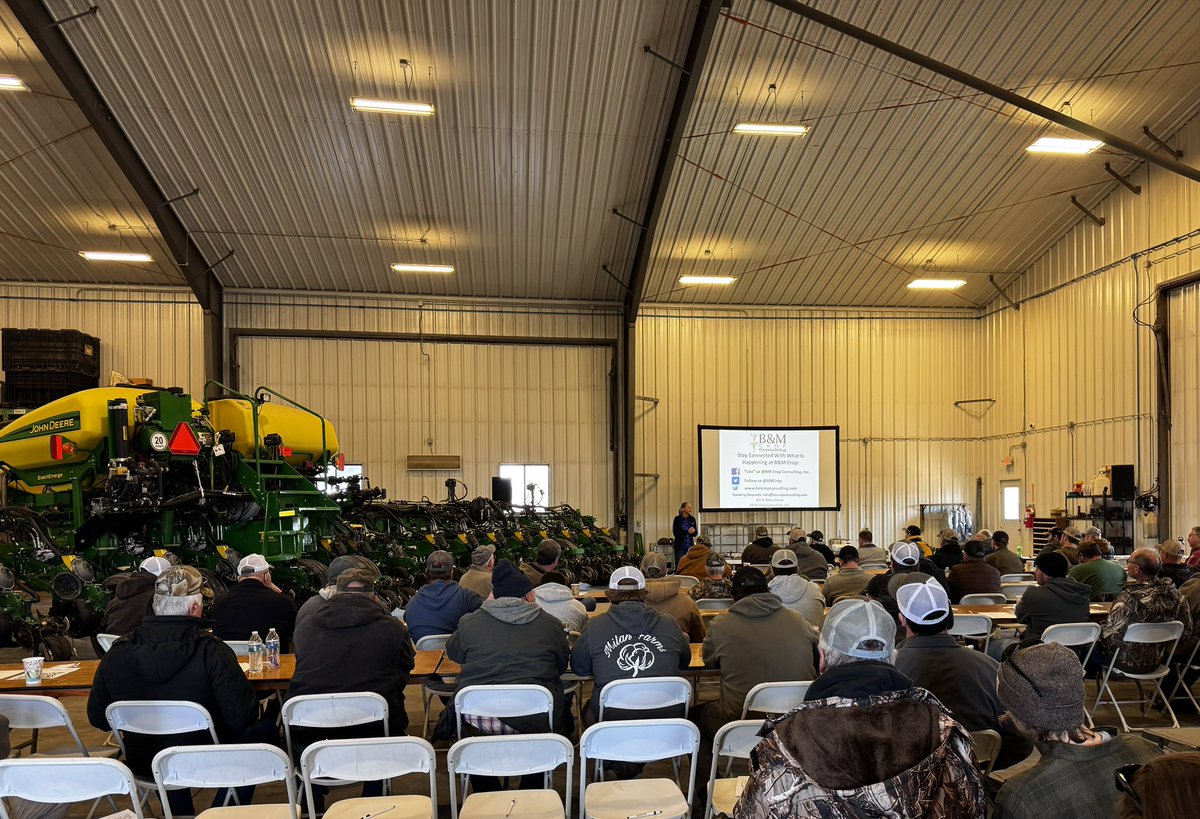 Missy &amp; Caitlin traveled to West Tennessee this week for a Planter Clinic with West Tennessee Grain &amp; Soybean Producers 

Thanks to all those that attended and thanks for having Missy down.