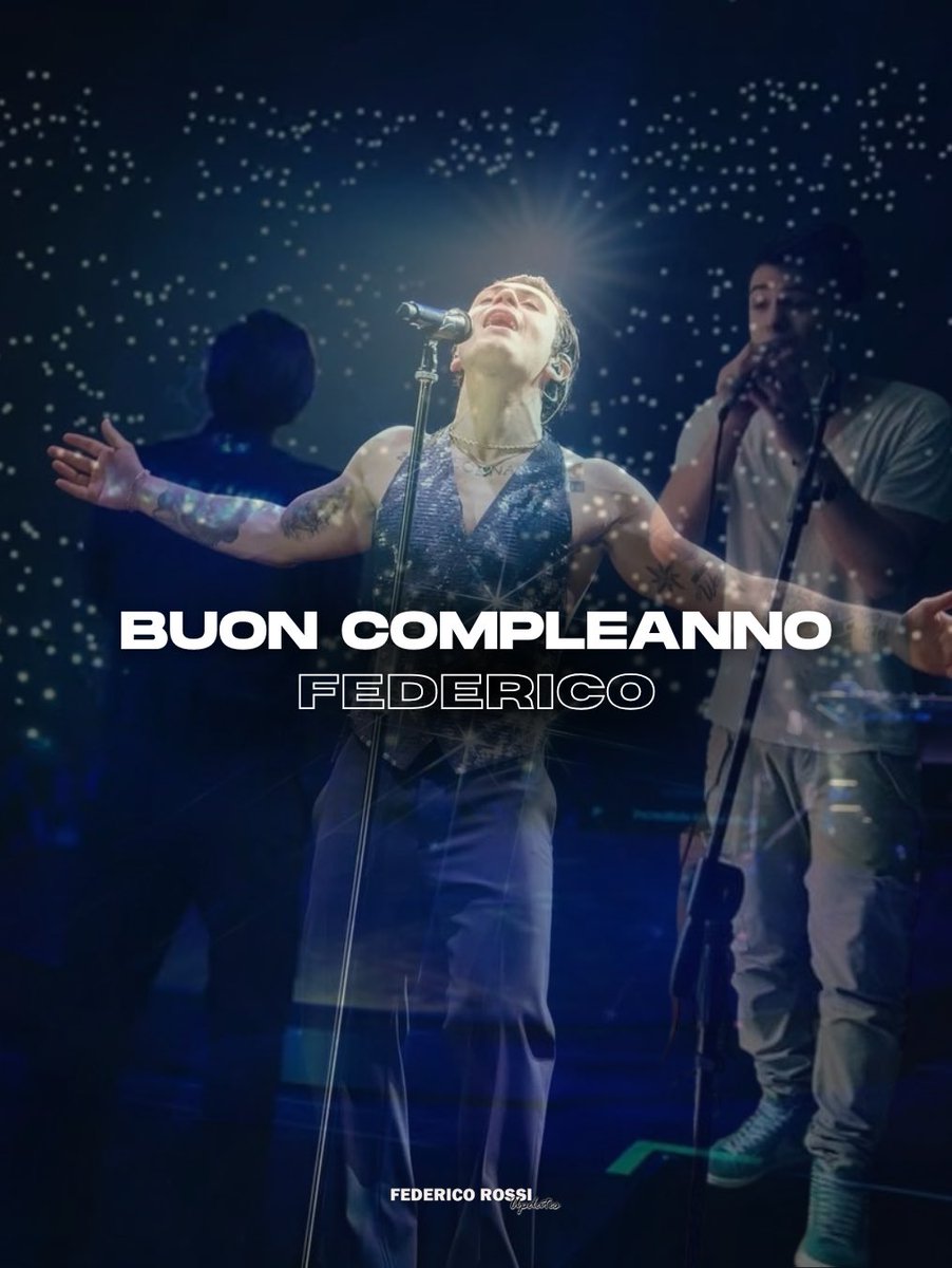 E come ogni anno, si conclude un giro intorno al sole e se ne incomincia un altro. 
Ti auguriamo un anno pieno di crescite e di scoperte, con noi sempre al tuo fianco.
Buon Compleanno <a href="/fedefederossi/">Federico Rossi</a> 🌟🤍
#Happy31stFederico