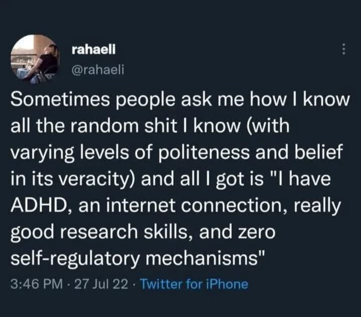 ADHD Memes (@adhdforreal) on Twitter photo 