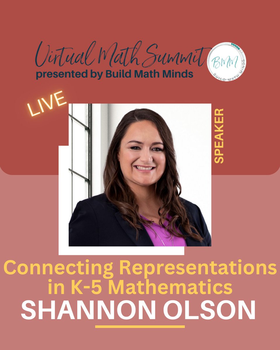 Join me TOMORROW! 

Come watch my session (along with 31 other elementary math presentations) at the 2025 Virtual Math Summit.  Watch them all online for FREE.

Go here to get registered: VirtualMathSummit.com