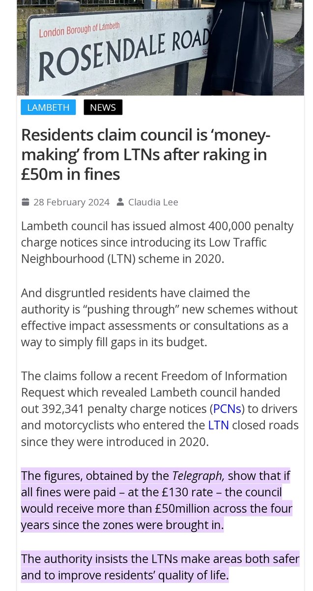 The UK LTN Résistance (@ioisours) on Twitter photo Where is the money you stole from people through your corrupt LTN schemes? People want their money back!
Sounds like they need a DOGE audit <a href="/CharlotteCGill/">Charlotte Gill</a> Where is the money you stole from people through your corrupt LTN schemes? People want their money back!
Sounds like they need a DOGE audit <a href="/CharlotteCGill/">Charlotte Gill</a>