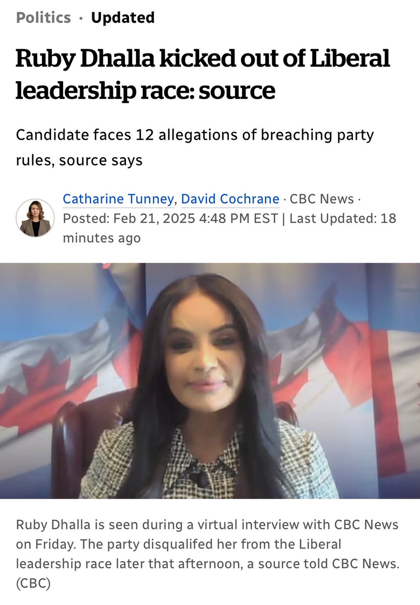 BeardedBrownMa1's tweet image. The Indian government funded candidate to become the next Canadian Prime Minister has been disqualified. Everything the Indians touch turns to shit. #rubydhalla #canada #canadian