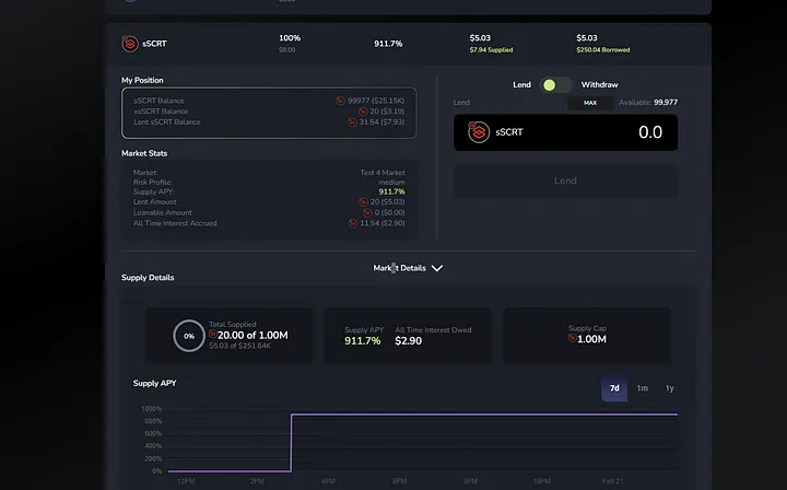 ShadeX incentivized testnet is LIVE with over 4,500+ eSHD up for grabs🔥

- Encrypted lending / borrowing
- Earn rewards via submitting feedback

Try out a WORLD's FIRST today⚫️

$SHD $SILK