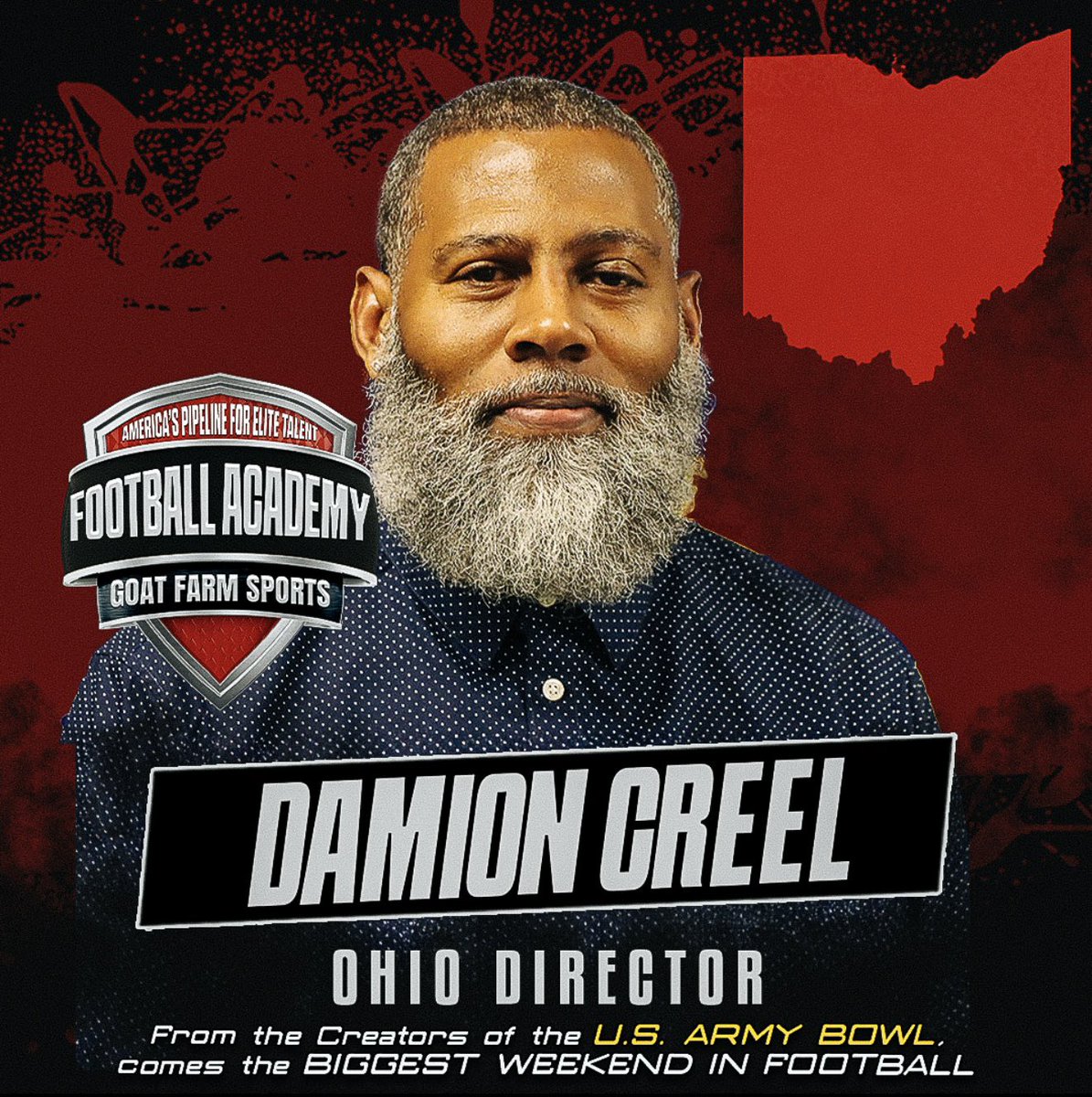 Coach Creel (@coachcreel) on Twitter photo I have been selected as The Regional Director for the <a href="/ArmyBowlCombine/">USArmyBowlCombine</a> on June 20-22 that will be held at Euclid High School. This 3-Day event identifies this regions top football players (grades 5th-11th) click link & complete nomination form…. forms.gle/5HCt8CHARgTEwp… I have been selected as The Regional Director for the <a href="/ArmyBowlCombine/">USArmyBowlCombine</a> on June 20-22 that will be held at Euclid High School. This 3-Day event identifies this regions top football players (grades 5th-11th) click link & complete nomination form…. forms.gle/5HCt8CHARgTEwp…
