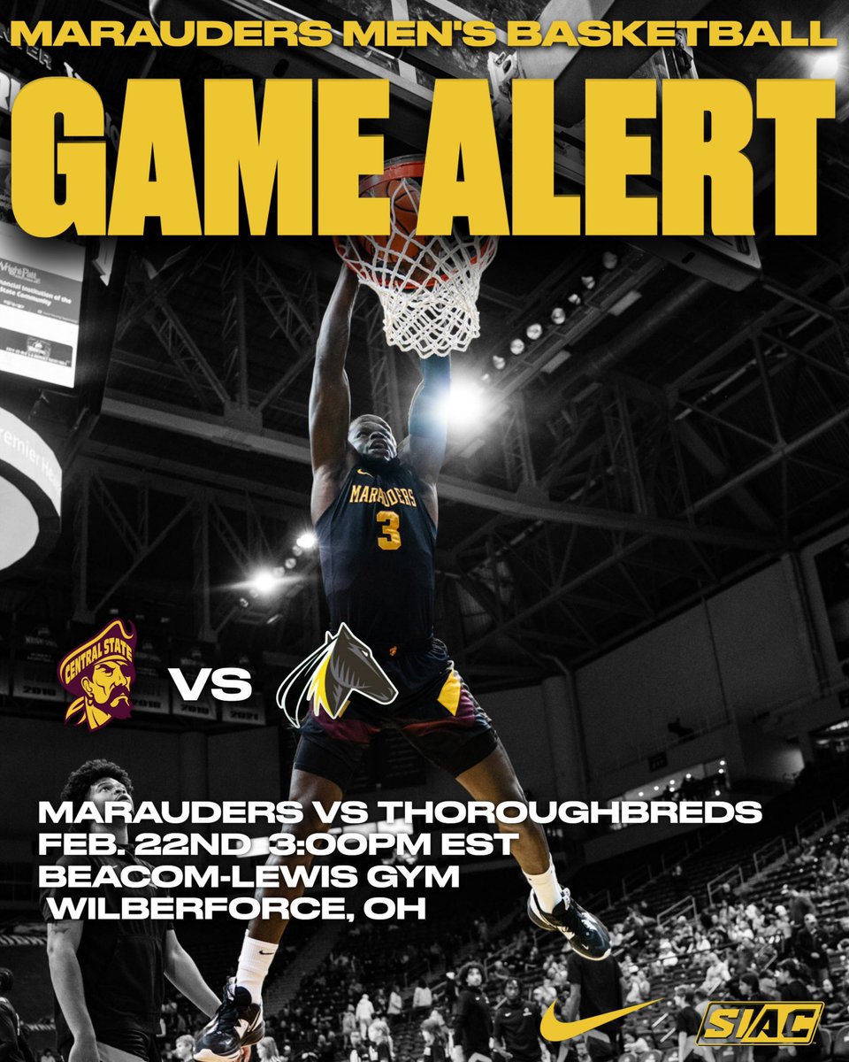 csu_mensbball's tweet photo. The Rivals coming in this weekend 

Game Alert ‼️ 
Marauders vs Thoroughbreds
📍Beacom-Lewis
📆 Feb. 22nd
🕰️ 3:00 PM Eastern 

#gomarauders | #hunttogether https://t.co/uqDjX4QI67