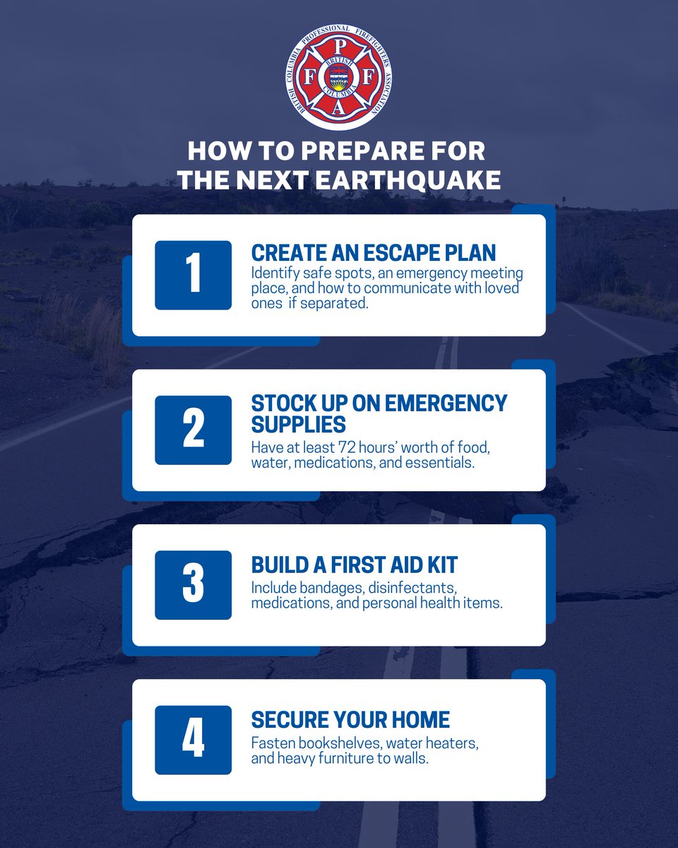 📢 A 5.1 magnitude earthquake just struck Vancouver, the Sunshine Coast, and Vancouver Island. While no major damage has been reported, this is a wake-up call to make sure you and your loved ones are prepared for the next one. Take action today!