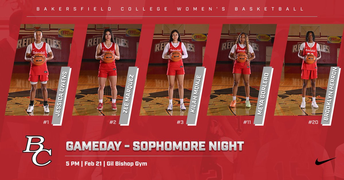SOPHOMORE NIGHT! Come out and honor our 5 sophomores for their commitment to our program!

🆚 Canyons
🕔 5PM
📍Bakersfield, CA
🔗 video.ibm.com/channel/bc-ren…