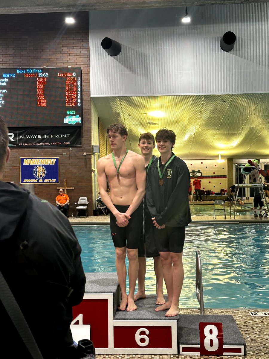 mmontad's tweet image. Quinn Heis in a 3 way tie for 6th in the 50 Free!  Skyline should offer him a NIL deal.  Congratulations!