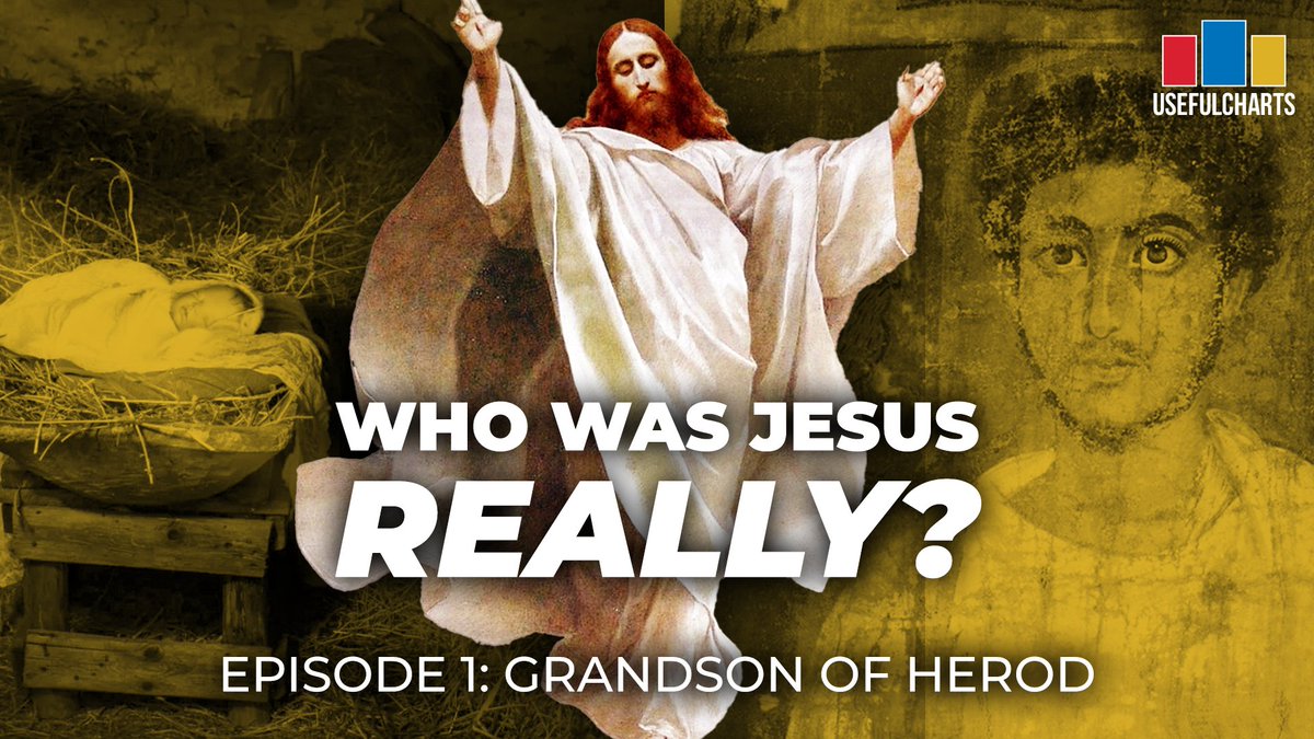 usefulcharts's tweet image. New series begins today: Who Was Jesus REALLY? Episode 1 looks at a hypothesis that Jesus was a secret grandson of Herod as well as a descendant of the Hasmoneans. youtube.com/watch?v=qIOd05… #historicaljesus