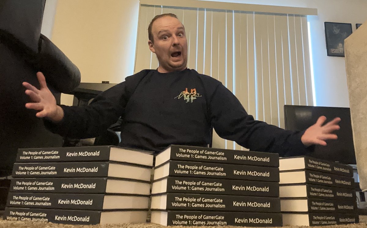 TachyonBlu's tweet photo. Volume 1 hardcovers for Kickstarter backers have arrived! @GamerGateSeries #gamergate https://t.co/VJGNBFRCaB