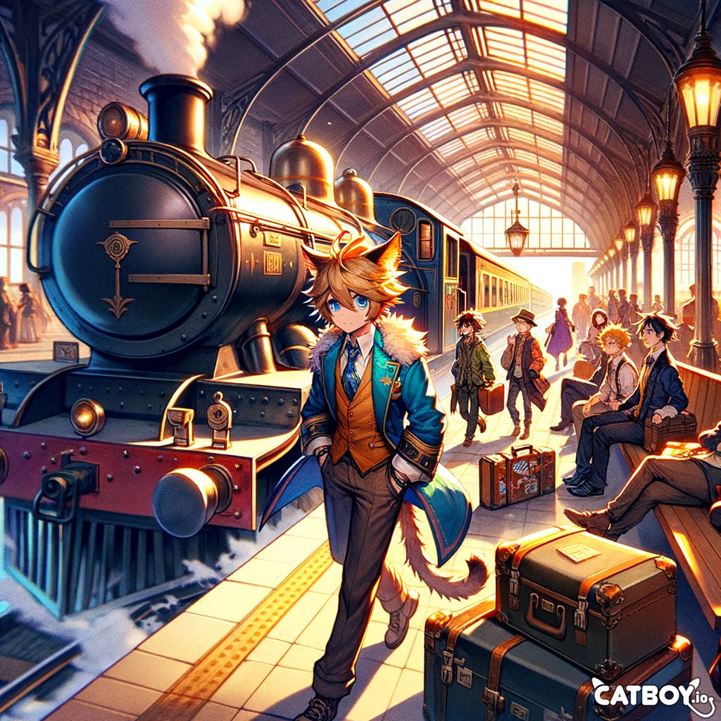 anakin1333's tweet image. The train is ready to leave the station!
#Catboy #SoraBot 😼💎