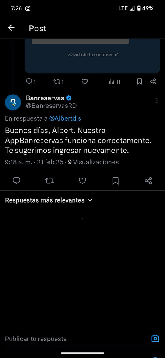 Albertdls's tweet photo. @BanreservasRD No puede ser, según ustedes ya estaba funcionando. https://t.co/rUw7OjepSt