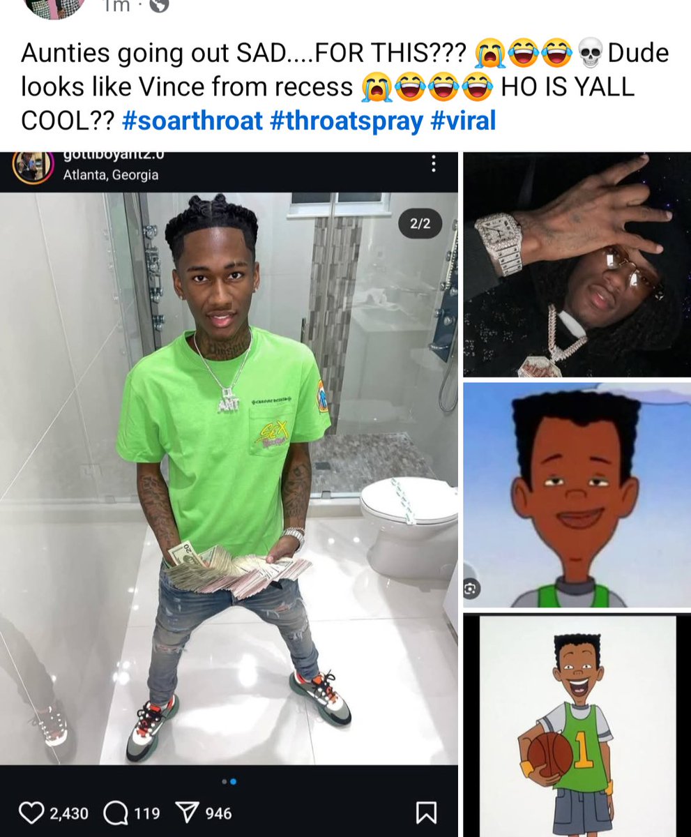 Rare_Breduh4's tweet image. Crazy work...some dudes got life on EASY MODE 😭🤣🤣 🤣#soarthroat #throatspray #atl