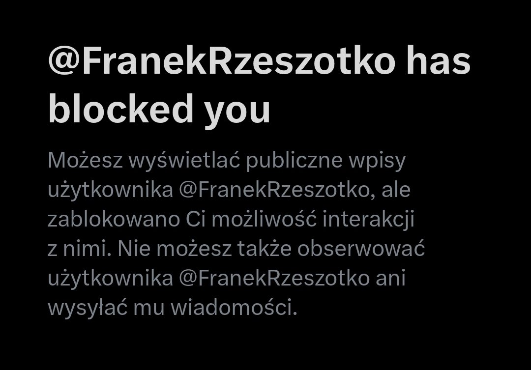 jarek1908's tweet image. A no. Niech was boli