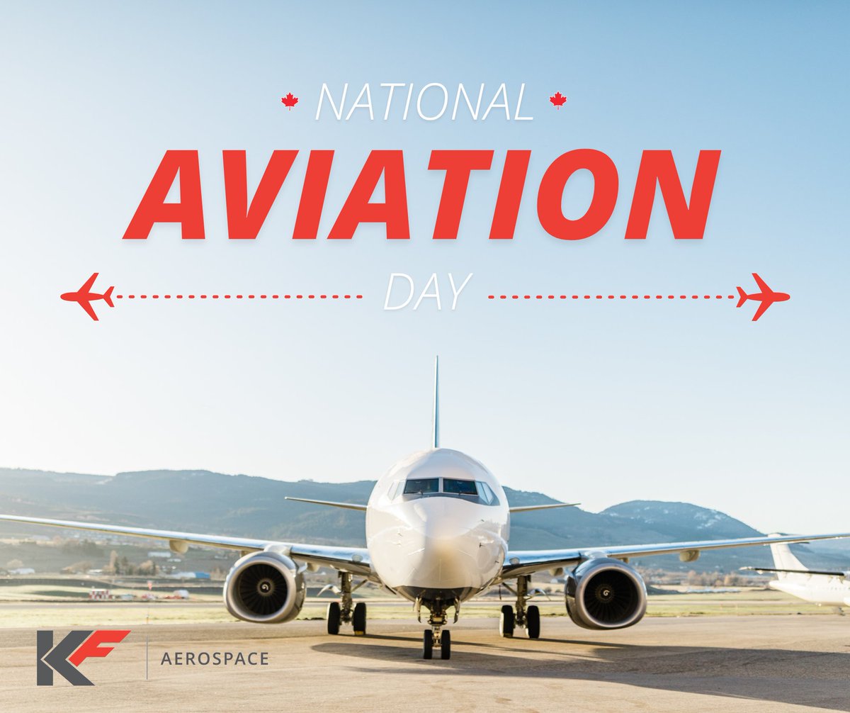 Happy #NationalAviationDay! At KF Aerospace, we’re incredibly proud to be a part of Canada's exceptional aviation and aerospace industry. Today, we celebrate the rich history, vibrant present, and exciting future of Canadian aviation.