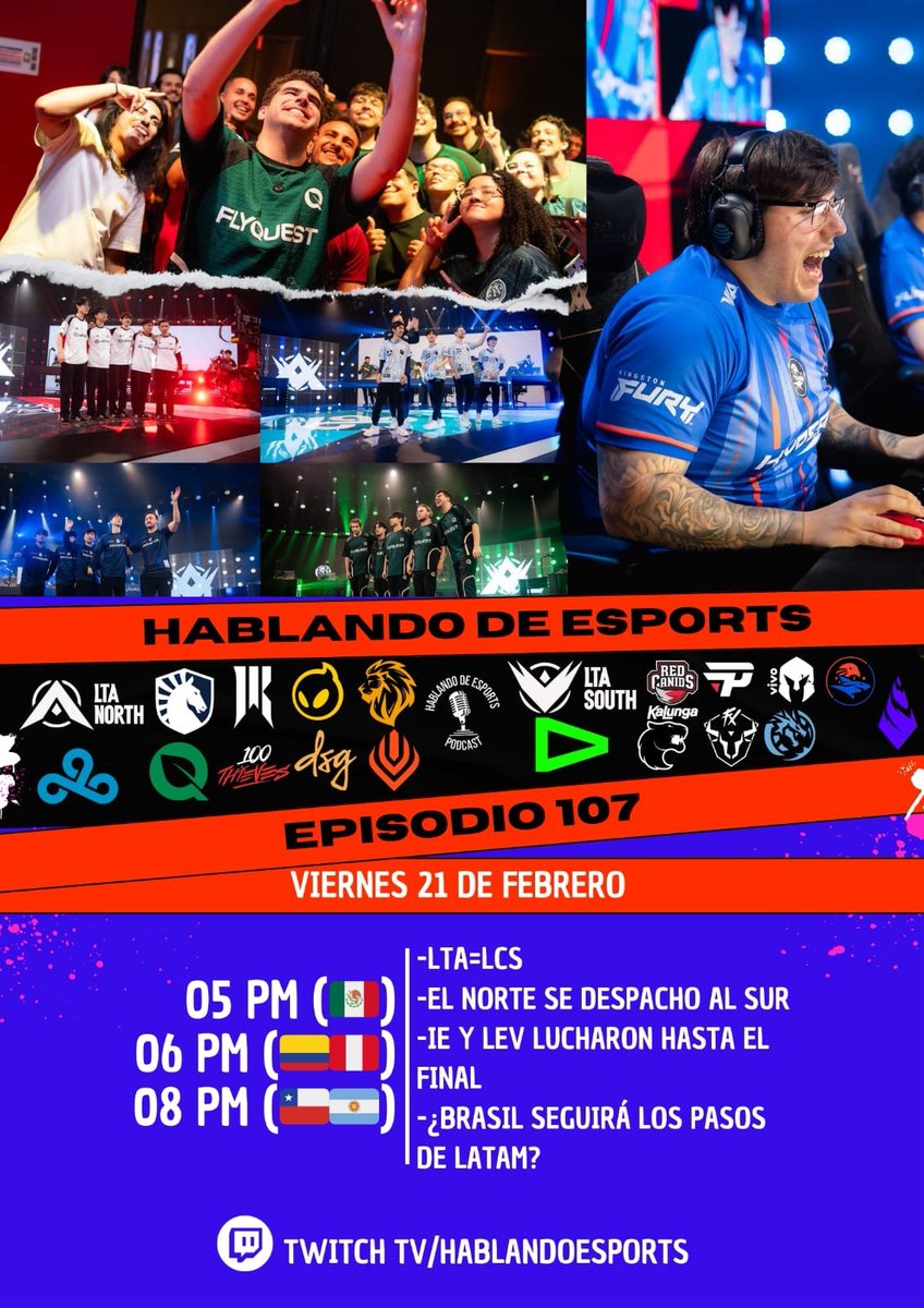 Hablando de Esports - Episodio 107 - NORTH > SUL ? IE Y LEV LUCHARON HASTA EL FINAL

Participantes:
<a href="/OmarAFK_/">Omar AFK - RIP #LLA</a> 
<a href="/AurumMid/">Aurum</a> 
<a href="/FuzaFuzavi/">Fuzavi</a> 
<a href="/HonguitoSenpai_/">INF HonguitoSenpai</a> 

#EIP #LeagueofLegends #LolEsports #LTASul #ltanorth  #LTA
