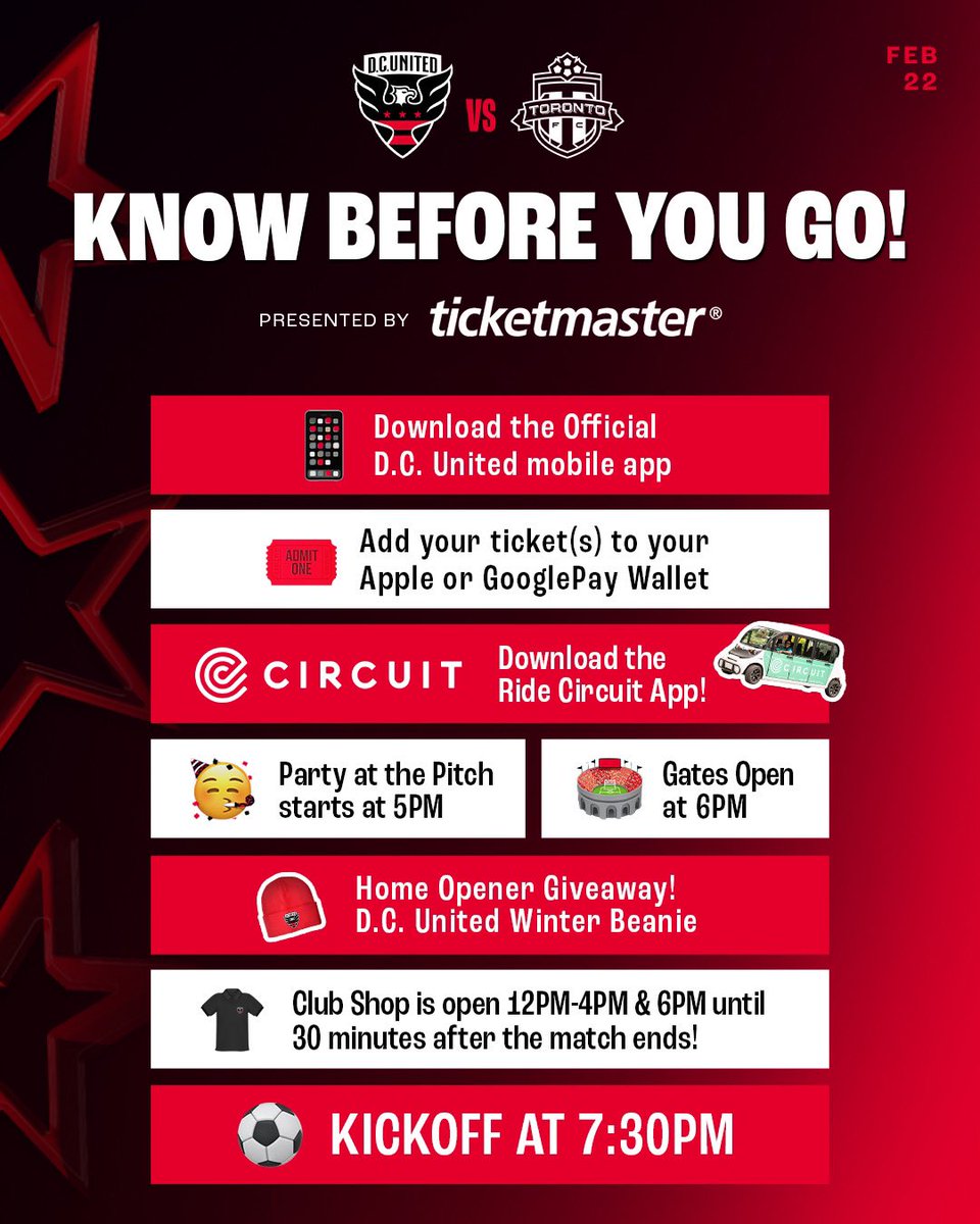 Here’s everything you need to KBYG to tomorrow’s home opener! 🙌