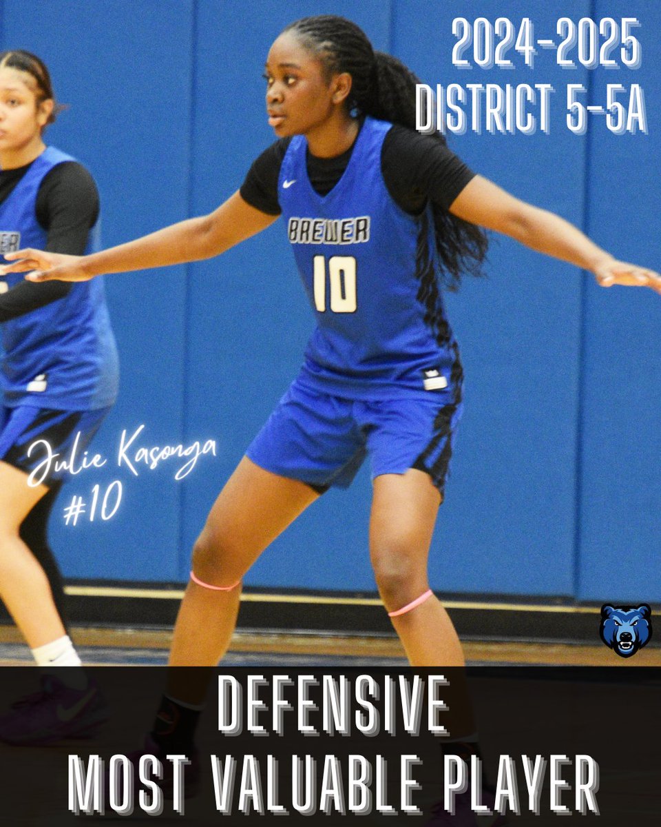 wsisdschools's tweet image. ๐๐๐ District Champion X3
๐ Bi-District Champion
๐ Area Champion
What an amazing season for @BrewerGBB! Congrats to District 5-5A Coach of the Year @CoachTL_, Offensive Player of the Year @aolani_woldai & Defensive Player of the Year @julie_kasonga2! @BrewerAthletics