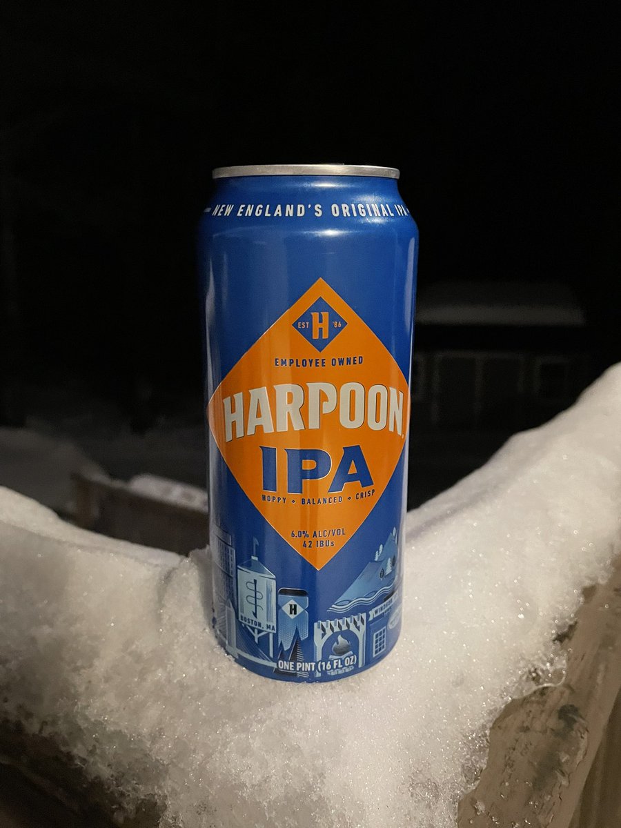 Reconnecting with an old friend….
#HarpoonIPA