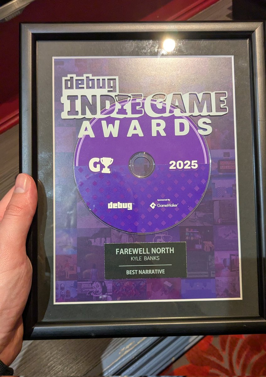 kylewbanks's tweet image. Definitely didn't expect this, huge thank you to @debugawards for a great evening 🔥