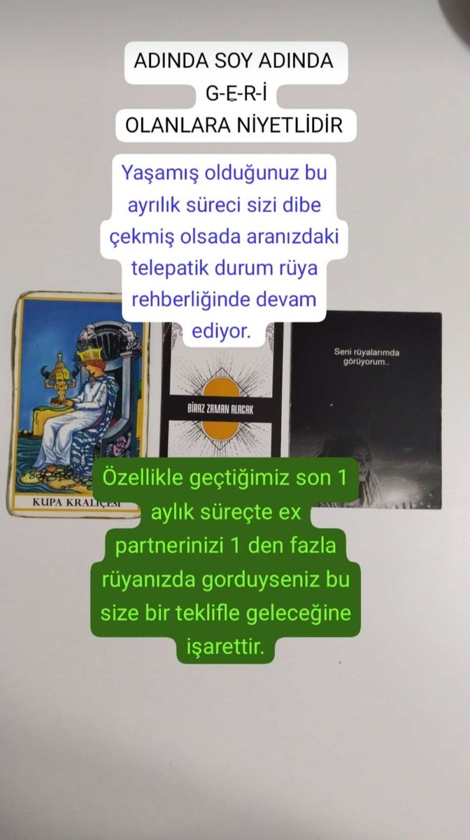 SEZGİN'LE TAROT ANNE ADI ÜZERİN'DEN GERÇEK BAKIM ❤️